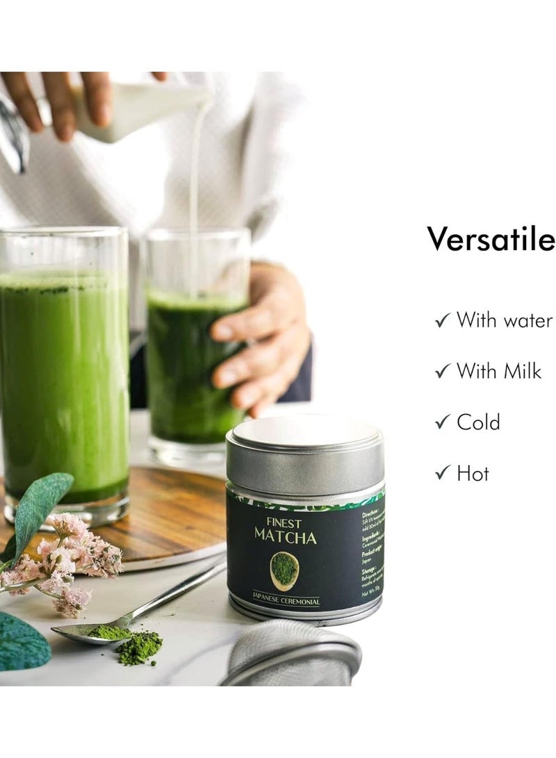 Heapwell UJI Ceremonial AAA Grade Matcha Powder 30g, Sourced from Shizouka Japan, Ceremonial Matcha Tea,  Vegan Ceremonial Matcha Tea| Premium Ceremonial Matcha Tea Without Artificial Sweeteners | - Image 5